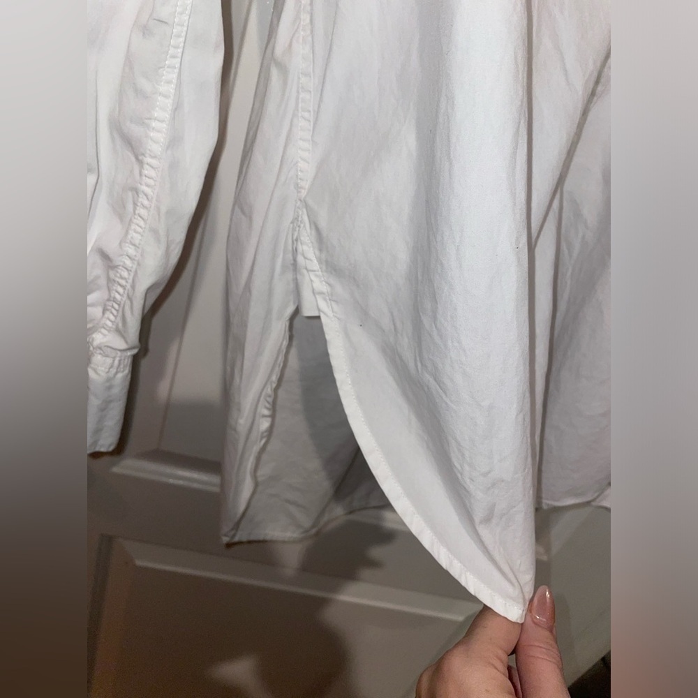 Veronica Beard Keiko White 100% Cotton button down Top 🤍 XS Sold Out! - Picture 15 of 16